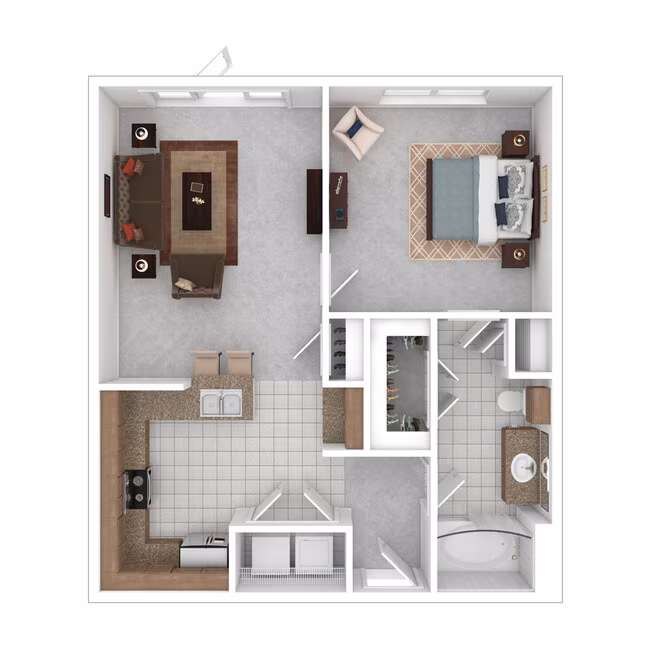 Unit 7158 7158 floor plan